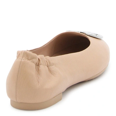 Shop Tory Burch Flat Shoes In Light Sand