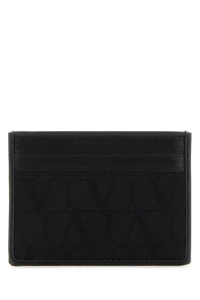 Shop Valentino Garavani Wallets In Black