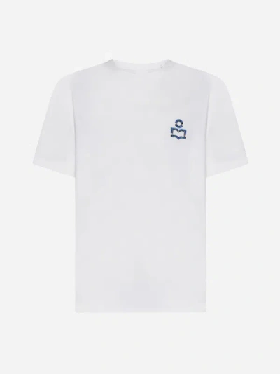 Shop Marant Hugo Cotton T-shirt In White