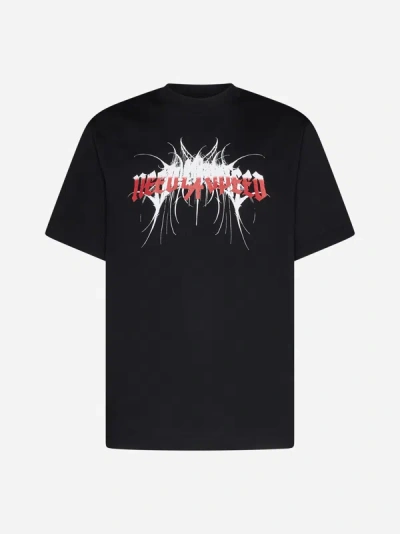 Shop 44 Label Group Speed Demon Cotton T-shirt In Black