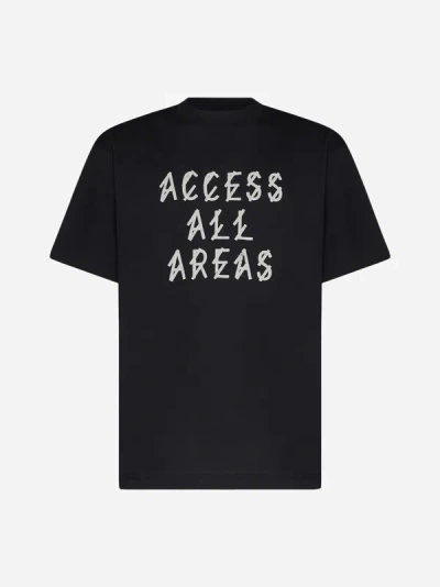 Shop 44 Label Group Access All Areas Cotton T-shirt In Black