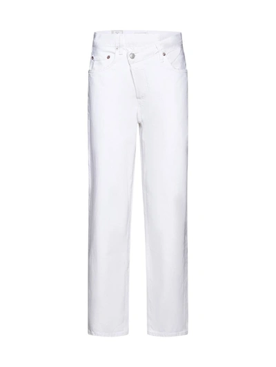 Shop Agolde Jeans In Milkshake White