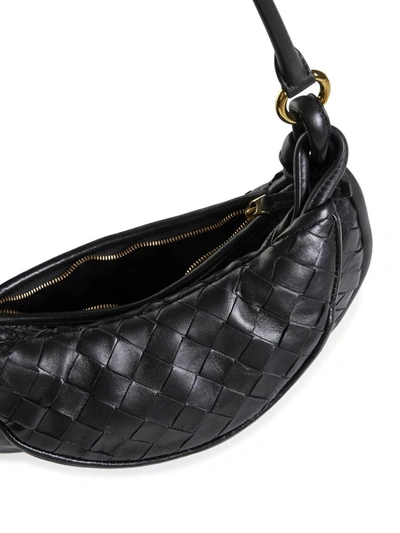 Shop Bottega Veneta Bags In Black-m Brass