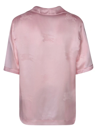 Shop Burberry Shirts In Pink