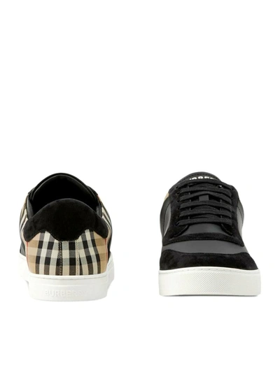 Shop Burberry Sneakers Shoes In Black