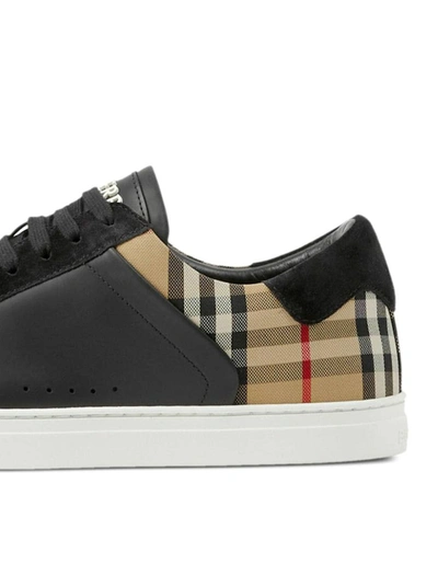 Shop Burberry Sneakers Shoes In Black