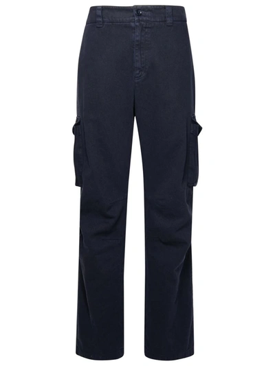 Shop Dolce & Gabbana Navy Cotton Cargo Pants