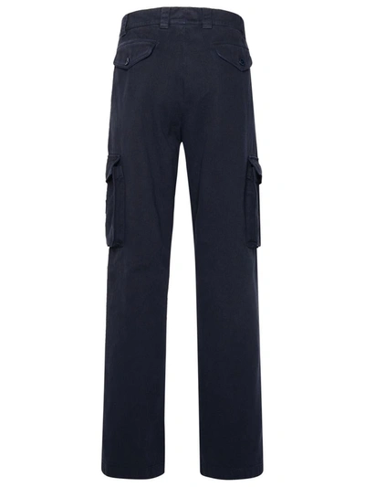 Shop Dolce & Gabbana Navy Cotton Cargo Pants