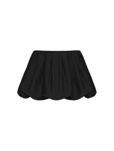 Shop Valentino Garavani Mini Skirts In Black