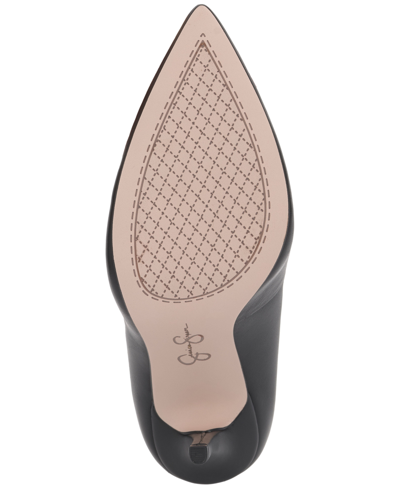 Shop Jessica Simpson Women's Levila Slip-on Pointed-toe Pumps In Bronze Faux Leather