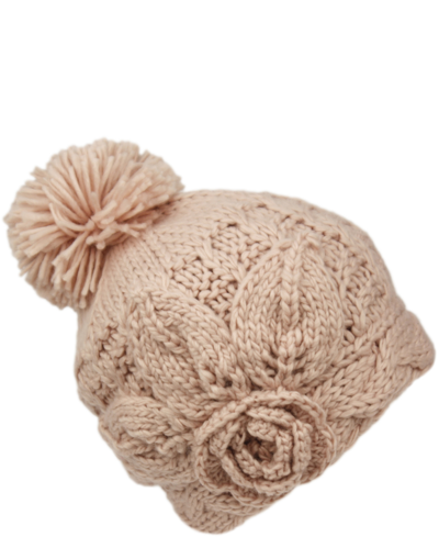 Shop Angela & William Wool Blend Earflap Cap With Sherpa Lining In Indi Pink