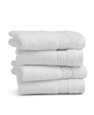 Oake Organic Cotton 4-pk. Washcloth, Exclusively At Macy's In White
