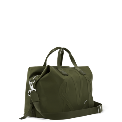 Shop Rimowa Personalised Full-grain Leather Luggage Tag In Khaki Green In 52500050