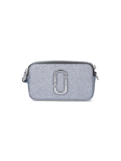 Shop Marc Jacobs "the Snapshot" Crossbody Bag In Silver