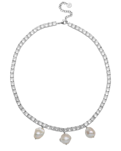 Shop Amber Sceats Capri Necklace In Silver