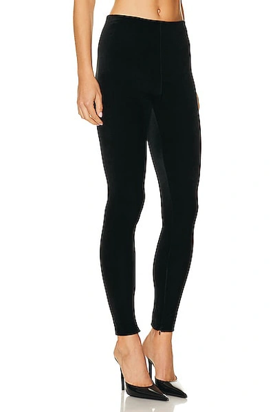 Wardrobe.nyc Velvet Legging In Black