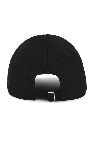 Shop Totême Double Baseball Cap In Black
