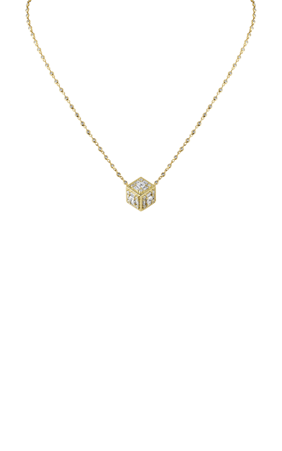 Shop Mindi Mond Clarity 18k Yellow Gold Diamond Necklace