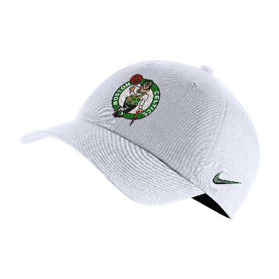 Shop Nike Boston Celtics City Edition  Unisex Nba Adjustable Cap In White