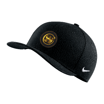 Shop Nike Atlanta Hawks City Edition  Men's Nba Swoosh Flex Cap In Black