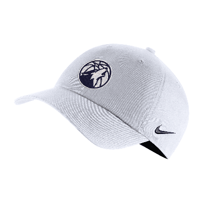 Shop Nike Minnesota Timberwolves City Edition  Unisex Nba Adjustable Cap In White