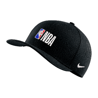 Shop Nike Nba City Edition  Unisex Swooshflex Cap In Black