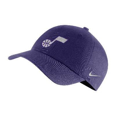 Shop Nike Utah Jazz City Edition  Unisex Nba Adjustable Cap In Purple