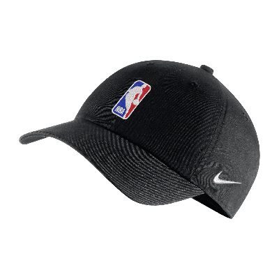 Shop Nike Nba City Edition  Unisex Adjustable Cap In Black