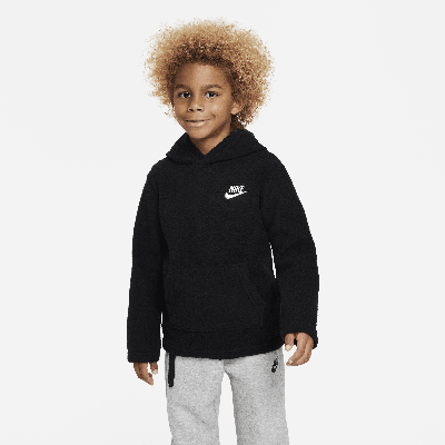 Shop Nike Sportswear Little Kids' Hoodie In Black