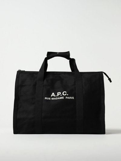 Shop Apc A.p.c. Recovery Exchange In Canvas With Logo In Black