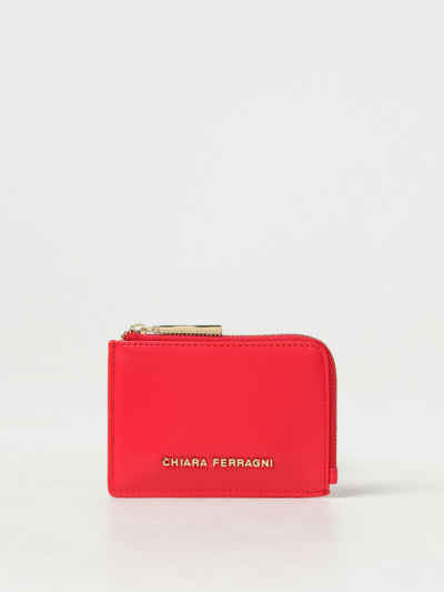 Shop Chiara Ferragni Wallet  Woman Color Red