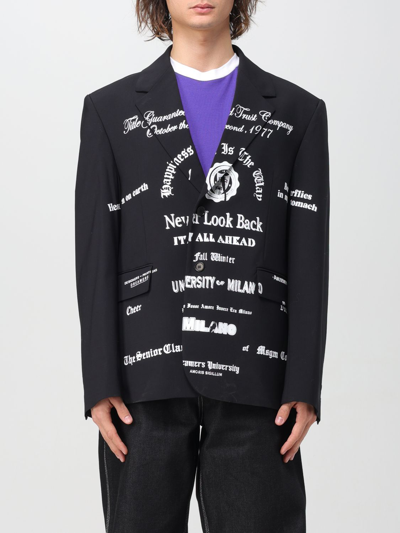 Shop Msgm Blazer  Men Color Black