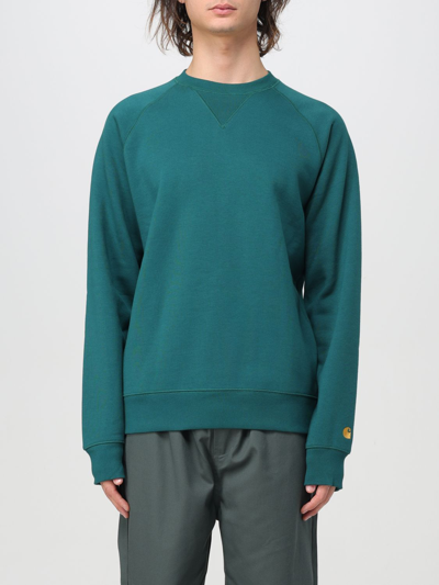 Shop Carhartt Sweatshirt  Wip Men Color Green