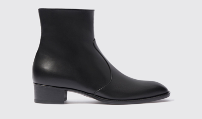 Shop Scarosso Warren Black - Man Boots Black In Black - Calf