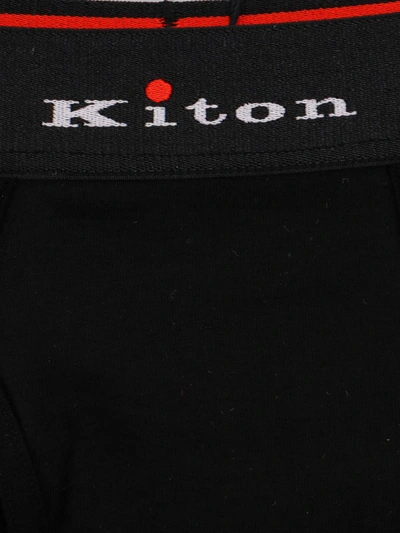 Shop Kiton Slip In Black