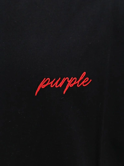 Shop Purple Brand T-shirt In Black