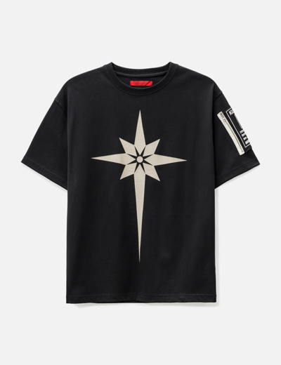 Shop Kusikohc Origami T-shirt In Black