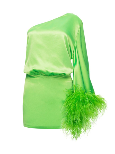 Shop Retroféte Women's Allegra Dress In Lime Punch