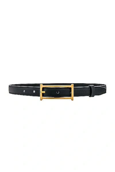 Shop Helsa Logo Mini Belt In Black