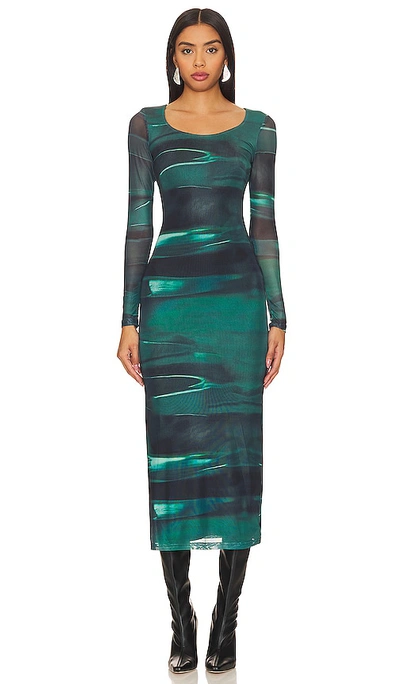 Shop Remi X Revolve Nicole Dress In Teal Blue