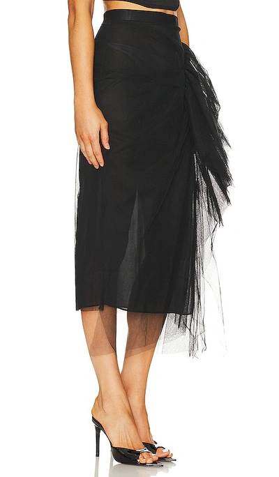 Shop Nbd Mirella Midi Skirt In Black