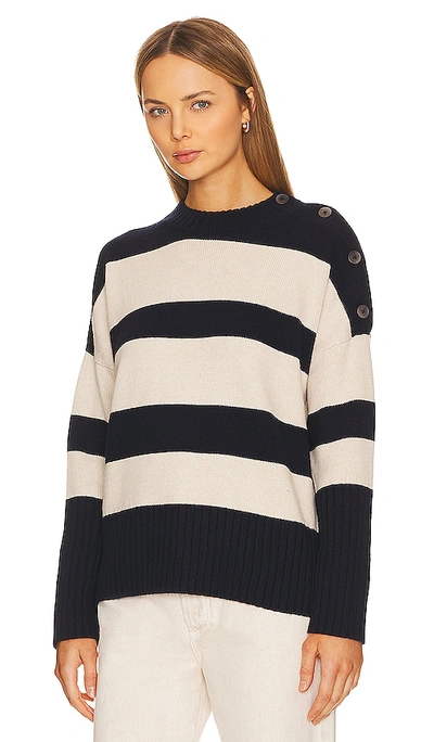 Shop Brochu Walker Cy Stripe Sweater In Atlas Stripe