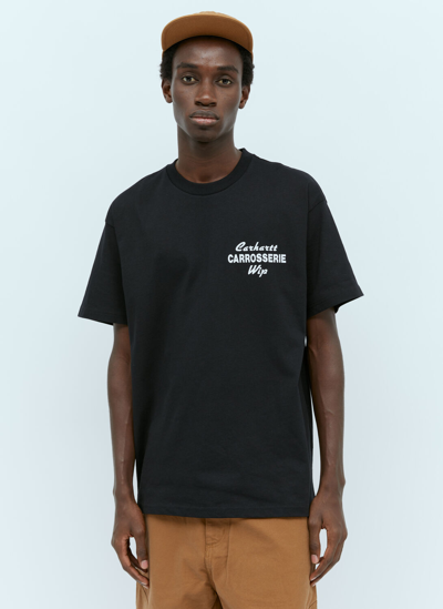 Shop Carhartt Mechanics T-shirt In Black