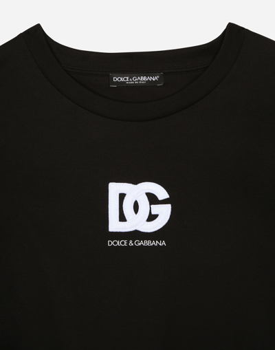 Dolce & Gabbana Dg T-shirt In Black