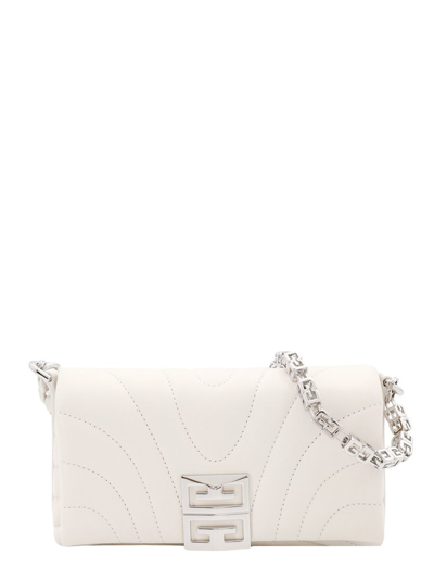 Shop Givenchy Micro 4g Soft Shoulder Bag In White