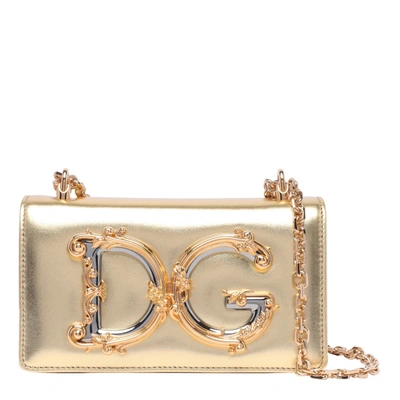 Shop Dolce & Gabbana Bags In Oro