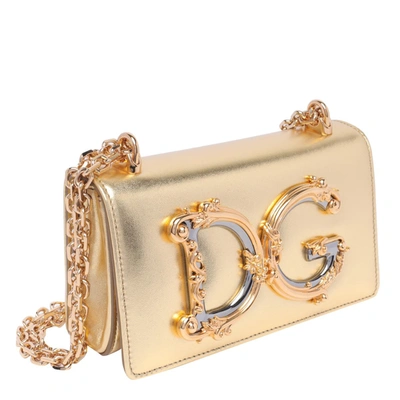 Shop Dolce & Gabbana Bags In Oro