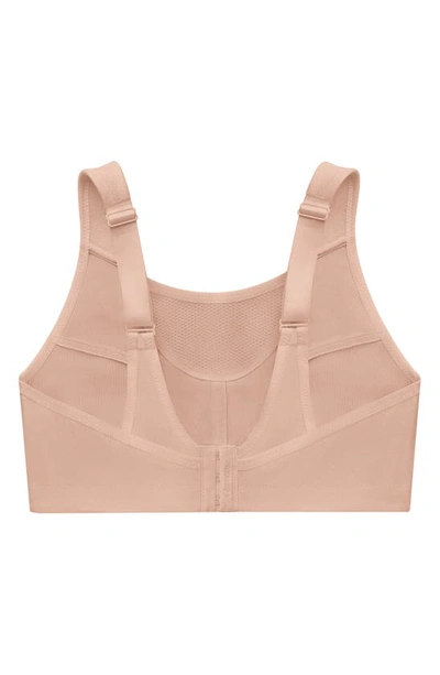 Shop Glamorise No-bounce Camisole Sports Bra In Light Brown