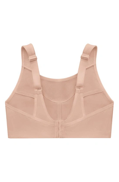 Glamorise No-bounce Camisole Sports Bra In Light Brown