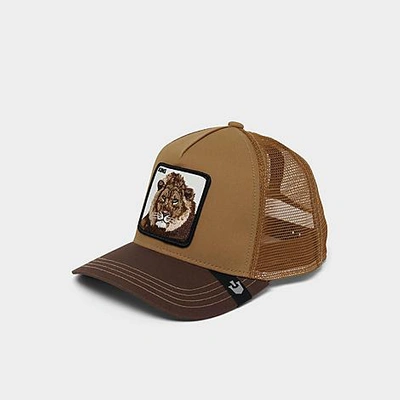Shop Goorin Bros . King Lion Trucker Hat In Brown